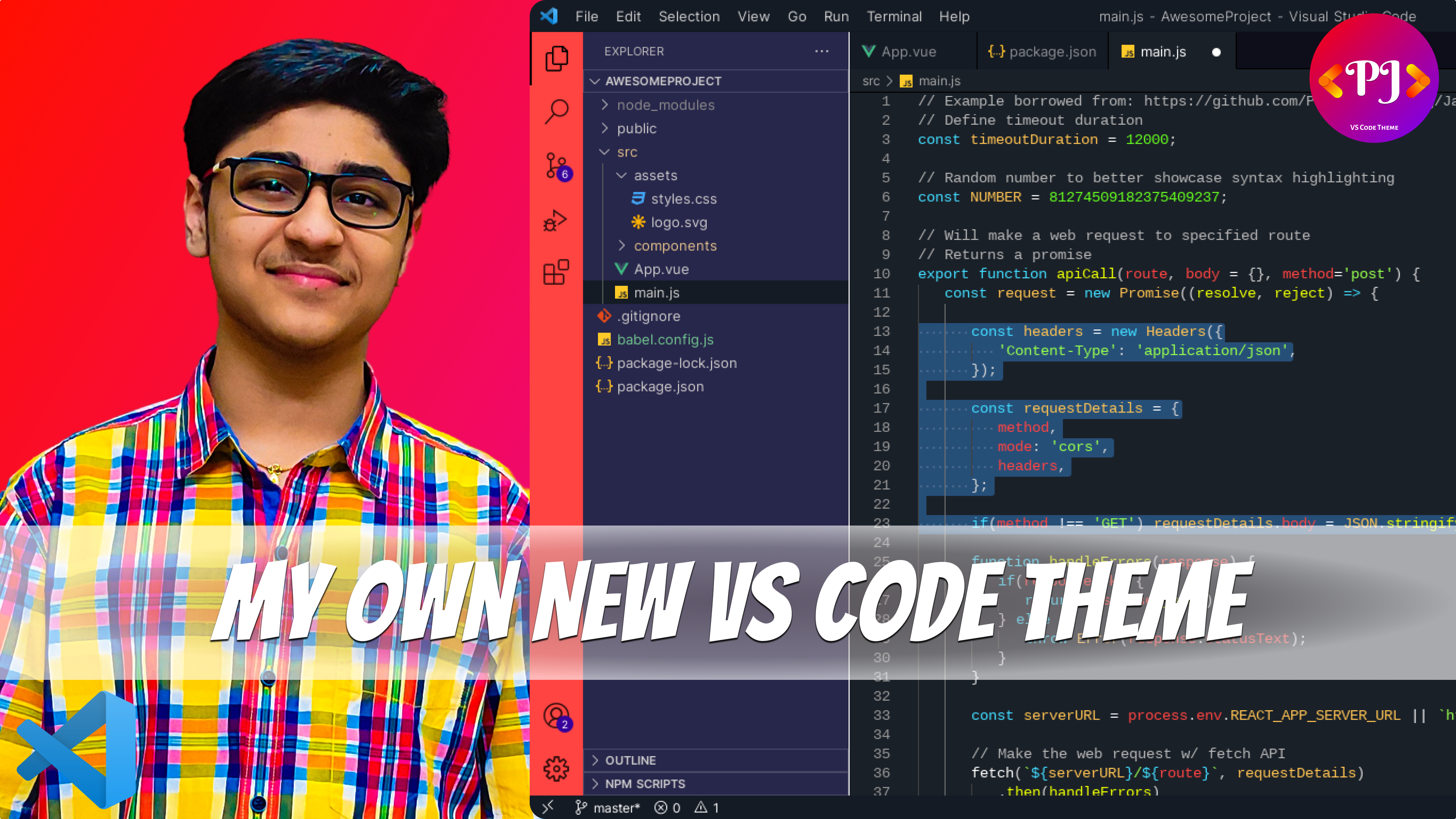 Prajwal’s Ultimate Theme (VS Code Extension) - Image 1